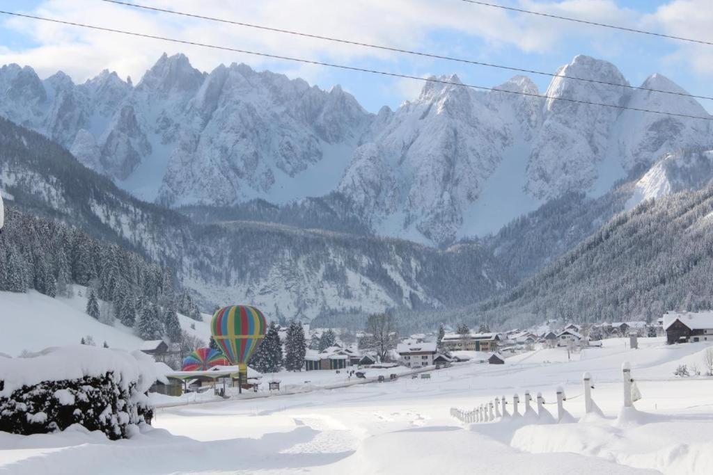 Das Almsternderl - Gemuetliche Wohnung In Gosau Exterior foto