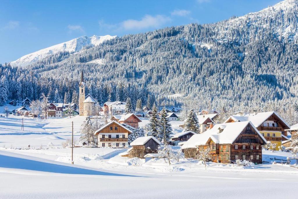 Das Almsternderl - Gemuetliche Wohnung In Gosau Exterior foto